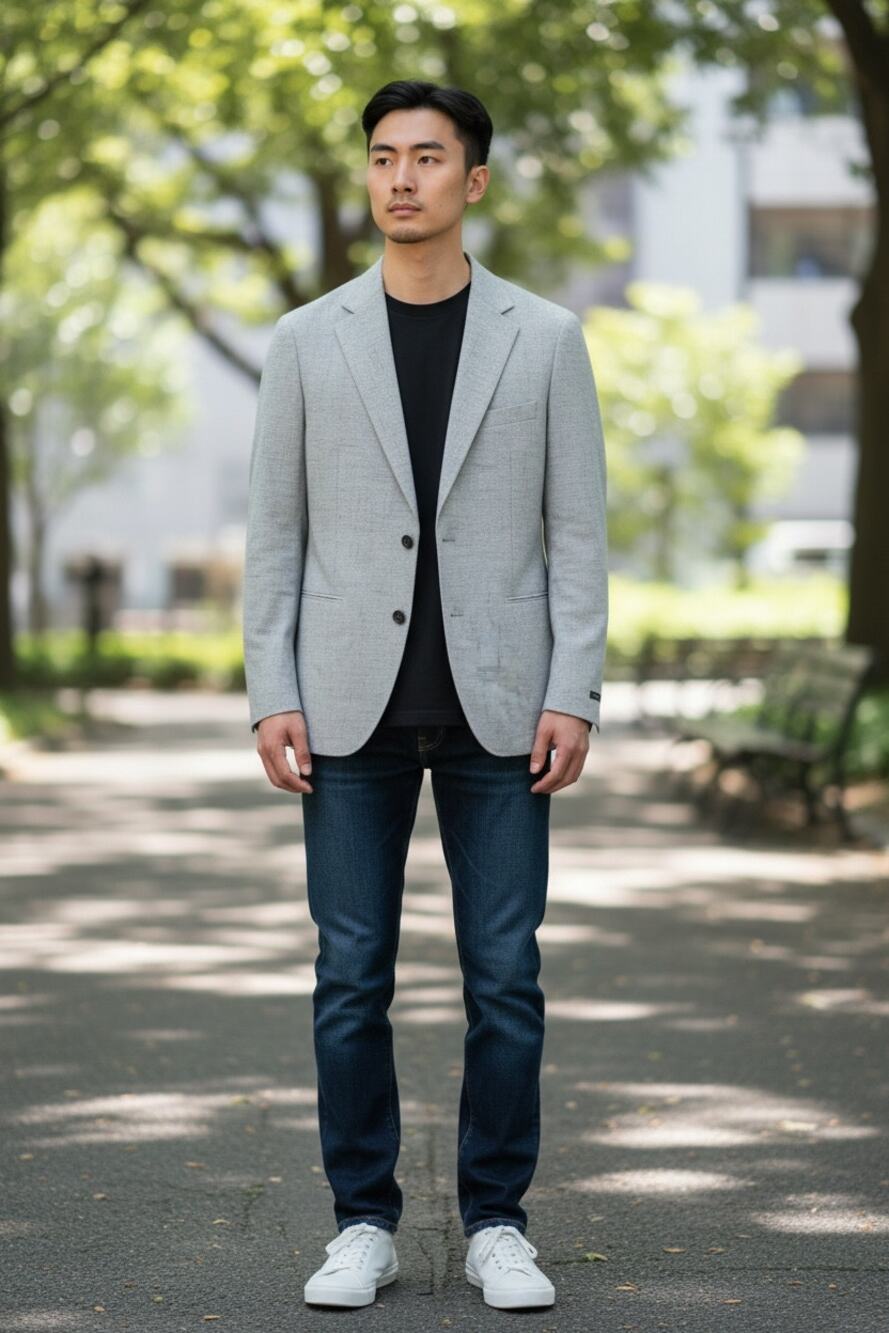 REISS Shallow Blazer Mens Size 36 Light Gray $475 NEW